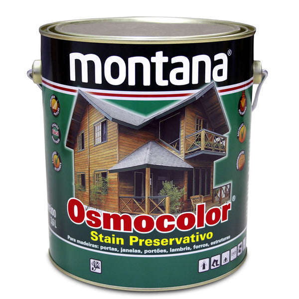 Verniz Stain Osmocolor Incolor UV Glass Montana 3,6 Litros