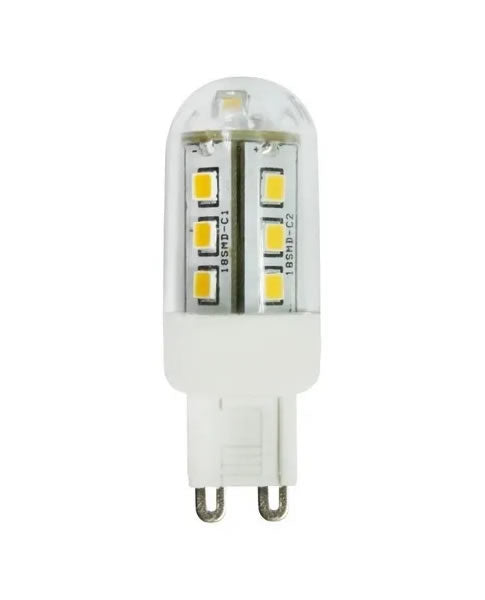 LAMPADA LED G9 ESPIGA 3W  2200K BIVOLT TASCHIBRA