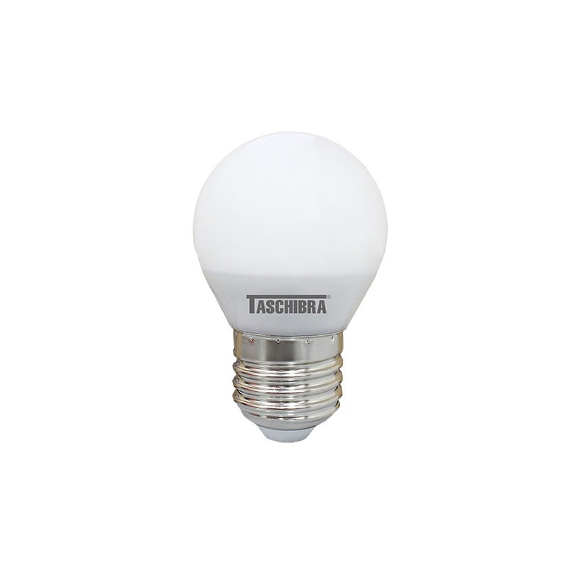 LAMPADA LED BOLINHA TBL40 LEITOSA 4,8W 6500K TASCHIBRA