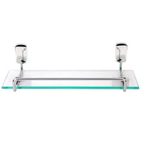 Prateleira Para Banheiro Jackwal Inti Em Vidro Com Suporte 40cm