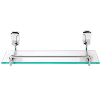 Prateleira Para Banheiro Jackwal Inti Em Vidro Com Suporte 40cm