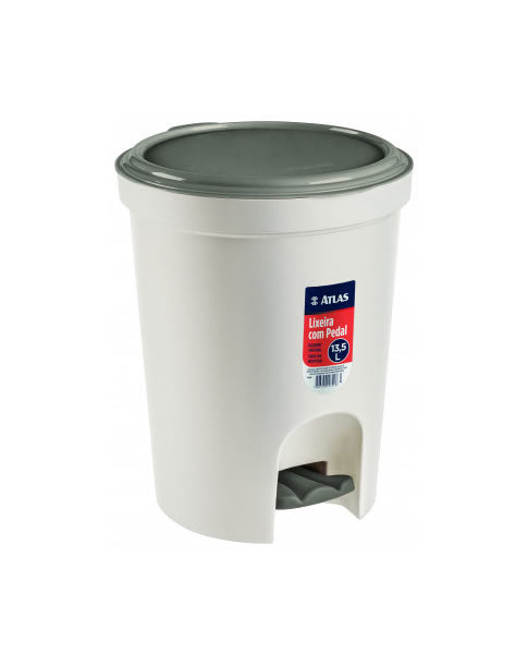 Lixeira Redonda Com Pedal 135L Atlas