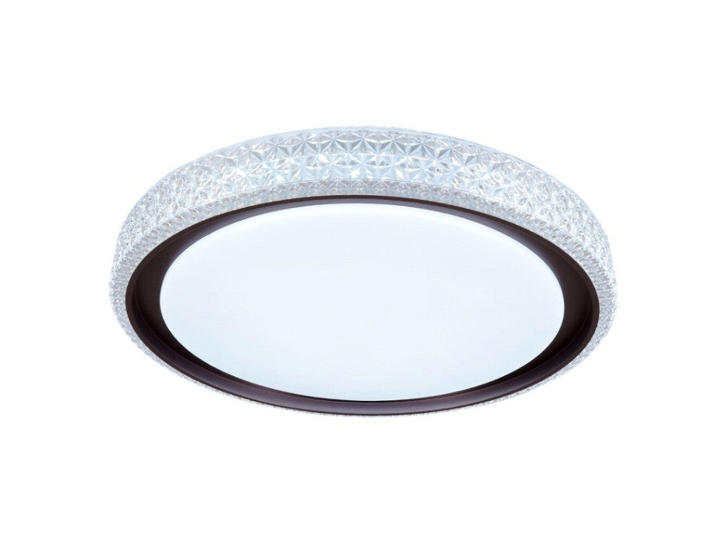 PLAFON LED TASCHIBRA REDONDO IRIS ON TW 20W PRETO