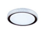 PLAFON LED TASCHIBRA REDONDO IRIS ON TW 20W PRETO