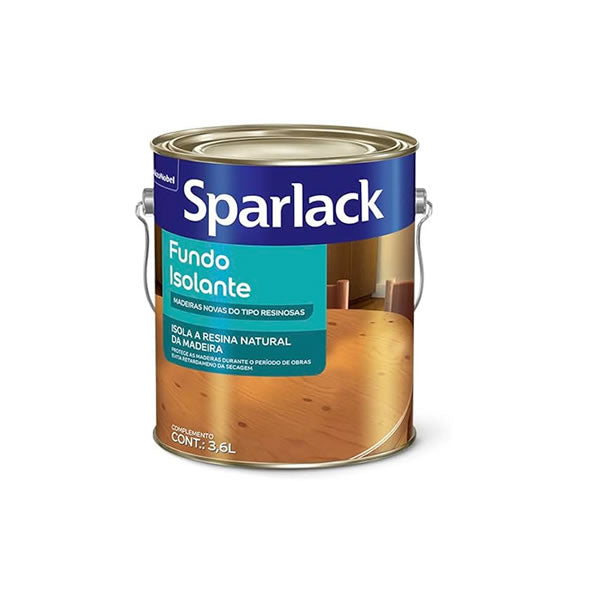 Fundo Isolante Sparlack Akzo Nobel Transparente 3,6 Litros