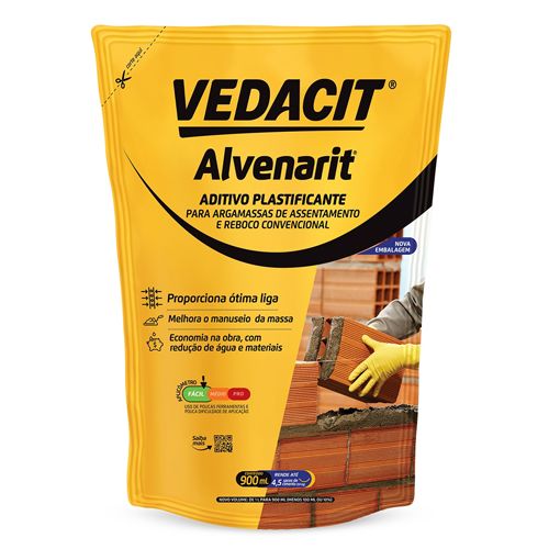 Aditivo Impermeabilizante Vedacit Alvenarit 900ml