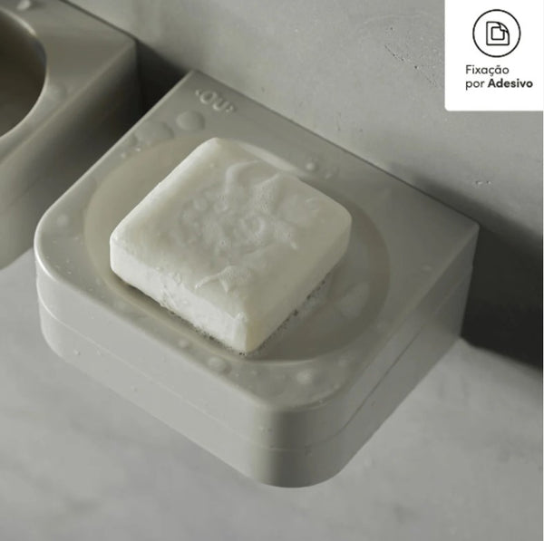 Saboneteira De Parede Martiplast Eleve Bege