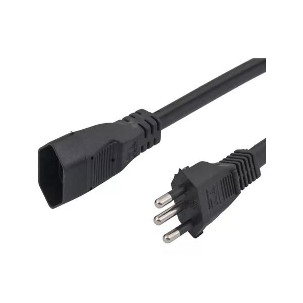 Cordão Prolongador Liege Pp 3x2.50mm 5m 20a Preto