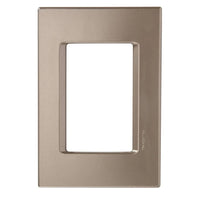 Placa 4x2 3 Postos Juntos Tramontina Izy Flat Ouro Velho