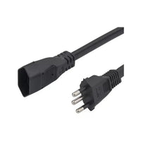 Cordão Prolongador Liege Pp 3x2.50mm 5m 20a Preto