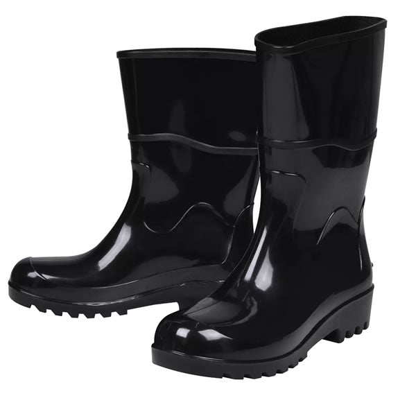 Bota De Pvc Cano Médio Sem Forro Worker Preta Nº 42