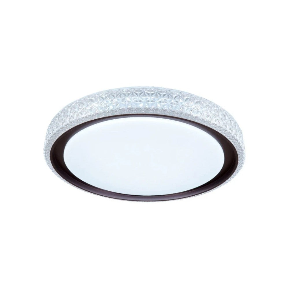 Plafon Led Taschibra Iris Redondo 20w Preto