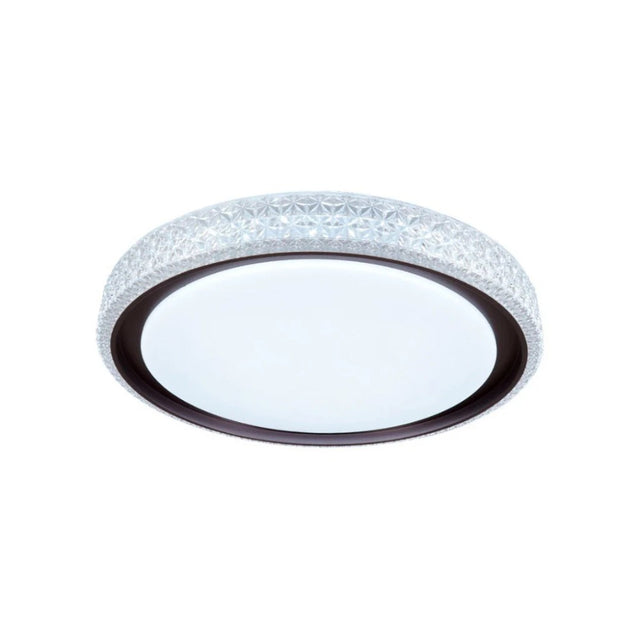 Plafon Led Taschibra Iris Redondo 20w Preto