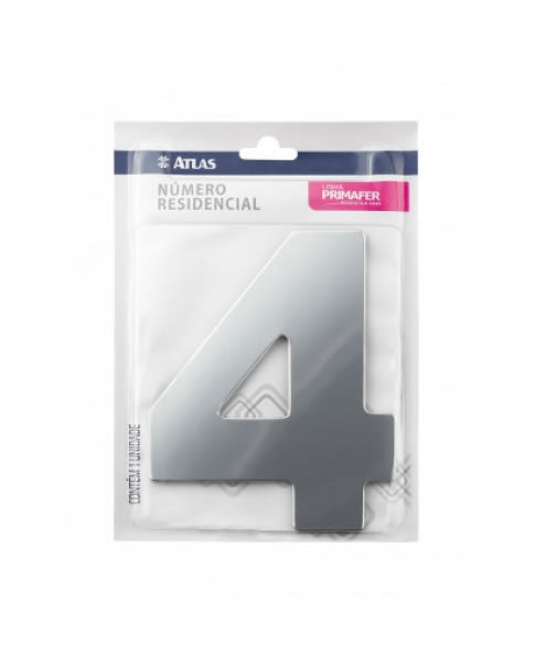 ATLAS NUMERO ADESIVO 4 ACM ESP PR3002/4