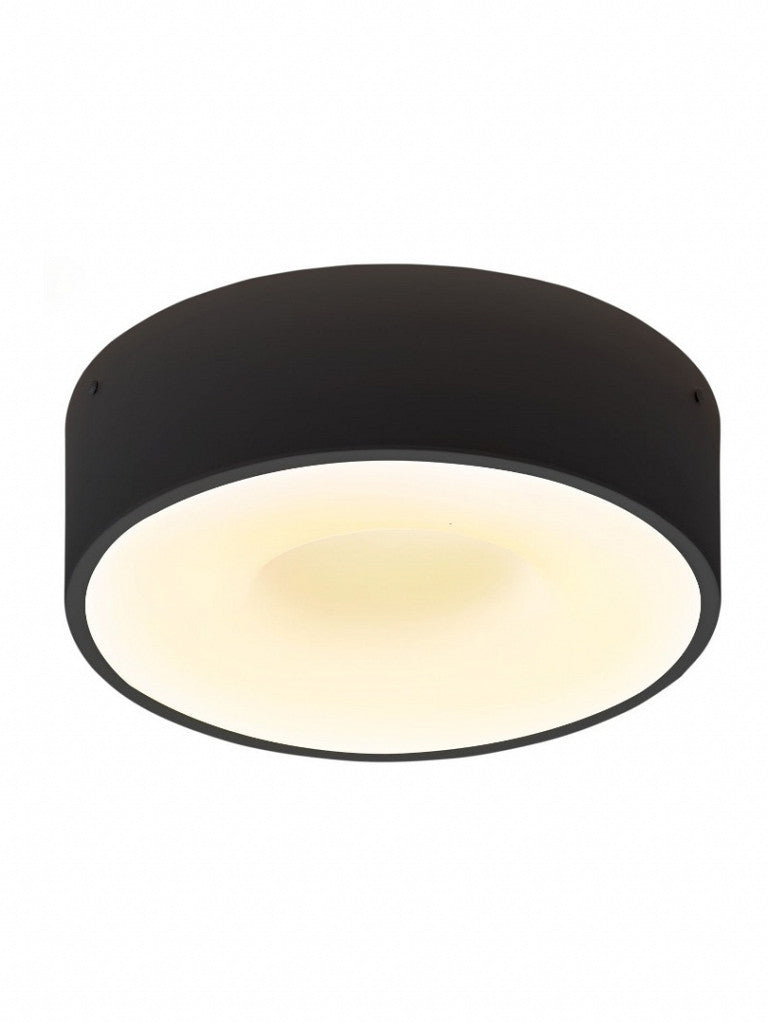 Plafon Sushi Brasilux 4xe27 Preto Fosco 46cm