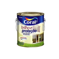 Tinta Acrílica Coral Brilho E Proteção Branco 36L
