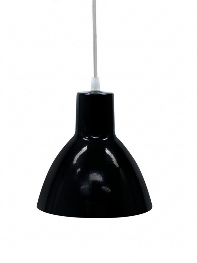 LUMINARIA TASCHIBRA DESIGN TD 622/1 P/ 1LAMP E-27 PRETO