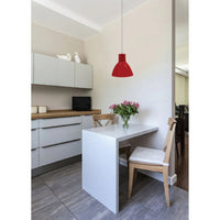 Luminária Taschibra Td 6221 E27 Vermelha Brasilux