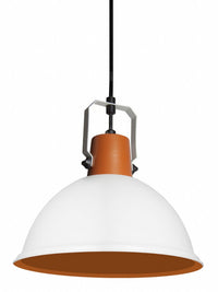 Pendente Taschibra Factory P Branco 28,5cm