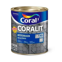Esmalte Sintético Antiferrugem Coralit 900ml Branco Coral