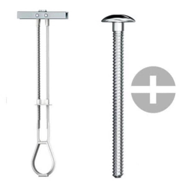 Bucha Sforbolt de Aço Inox 316 com Parafuso Máquina Lenticular 3/8 x 2 1/2 - 2 Peças