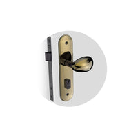 Fechadura Externa Soprano Bora Golf Antique Brass 40x53
