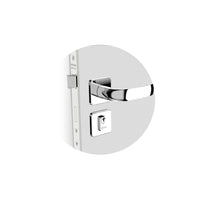 Fechadura Soprano Ícaro Alavanca Extensão 40x53 com Roseta Cromada