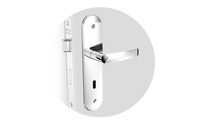 Fechadura Interna Soprano Pali Reta Cromada 53mm