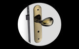FECHADURA BORA GOLF WC ANTIQUE BRASS ESP43 (40X53)