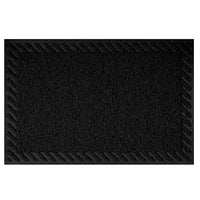 Capacho Vinílico Diagonale 90x60cm Preto Komlog