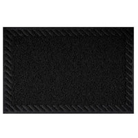 Capacho Vinílico Diagonale 90x60cm Preto Komlog