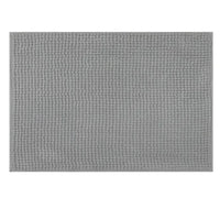 Tapete De Banheiro Chenille Komlog 60x40cm Cinza Claro