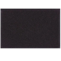 Capacho Vinílico Liso 60x40cm Preto Komlog