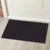Capacho Vinílico Liso 60x40cm Preto Komlog
