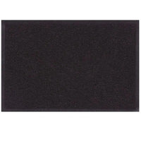 Capacho Vinílico Liso 60x40cm Preto Komlog