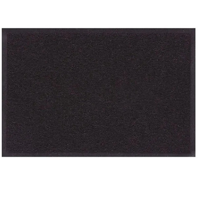 Capacho Vinílico Liso 60x40cm Preto Komlog
