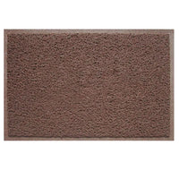Capacho Vinílico Liso Marrom 60x40cm Komlog Antiderrapante