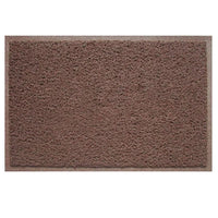 Capacho Vinílico Liso Marrom 60x40cm Komlog Antiderrapante