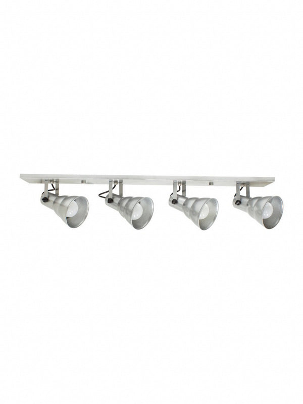 Spot Linear Taschibra Hol 4xe27 Prata 87cm Brasilux