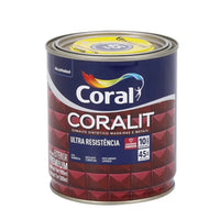 Tinta esmalte sintético Coralit Ultra Resistência acetinado 900ml