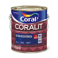 Tinta Esmalte Sintético Coralit Ultra Resistência Fosco 3.6L Branco