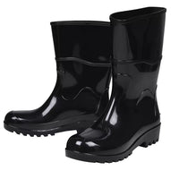 Bota De Pvc Worker Cano Médio Sem Forro Preta Tamanho 39