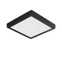 Painel Led 18w Quadrado de Sobrepor Preto 3000k Brasilux