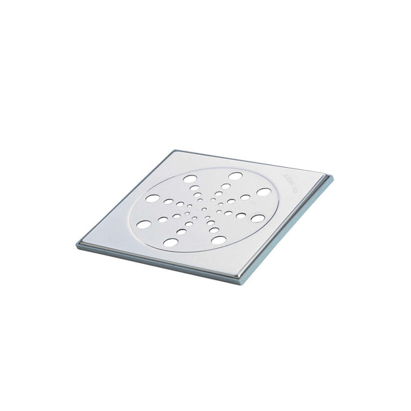 Grelha Quadrada Jackwal 10x10cm Com Fecho Em Metal Prata