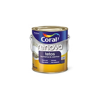 Tinta Acrílica Coral Renova Tetos Banheiros E Cozinhas 3,6l Branco