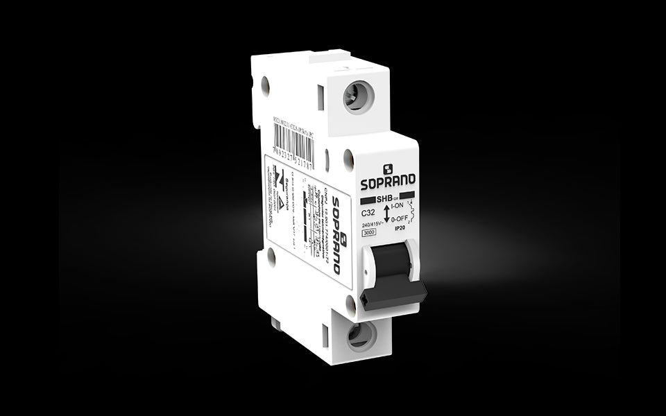 DISJUNTOR DIN UNIPOLAR 10A BRANCO SOPRANO