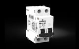 DISJUNTOR DIN BIPOLAR 25A BRANCO SOPRANO