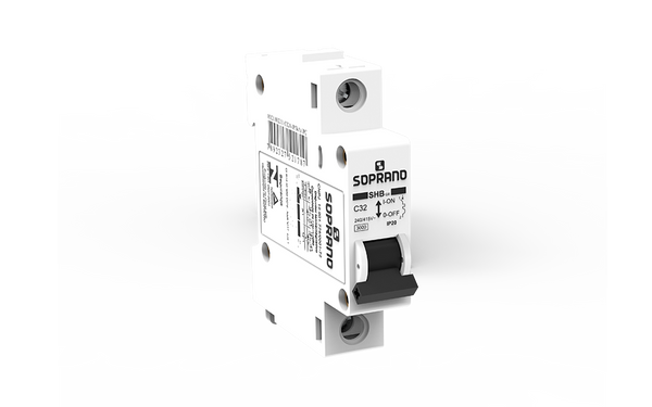 Disjuntor Din Unipolar 32a Branco Soprano