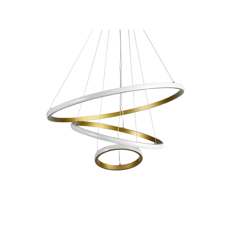 Pendente Led Taschibra Montreal 45w 3000k Ouro Fosco