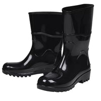 Bota De Pvc Cano Médio Worker Sem Forro Preta 35/36
